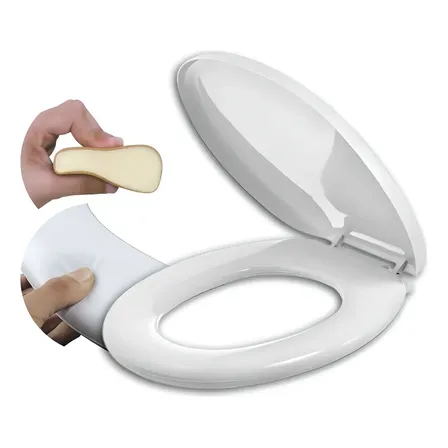 Assento Sanitário Almofadado Com Tampa De Vaso Universal Branco