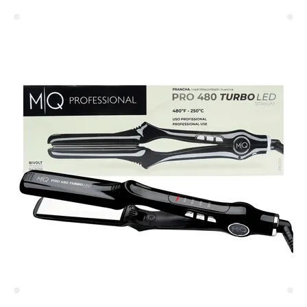 Prancha Mq Pro 480 Turbo Led Titanium Preto 127/220v