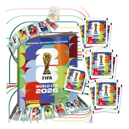 Álbum Copa Do Mundo 2026 Com 84 Figurinhas 12 Envelopes