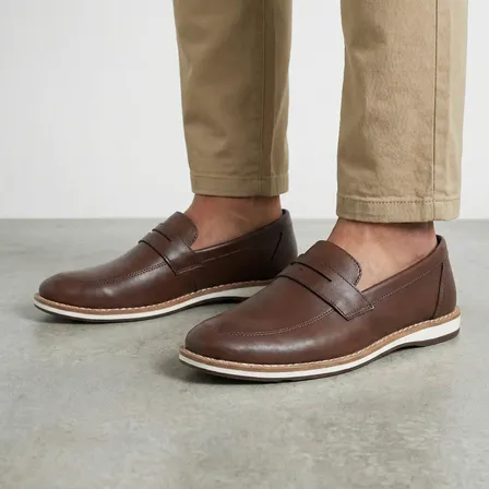 Sapato Mocassim Masculino Casual Confortável Couro Sintético