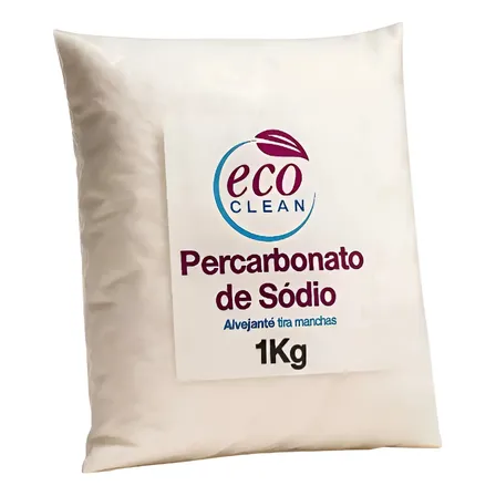 Percarbonato De Sódio 100% Puro 1kg Tira Manchas Roupas Eco Clean