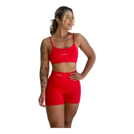 Conjunto Fitness Virginia Top Shorts