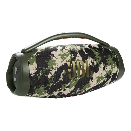 Caixa De Som Jbl Boombox 3, Bluetooth, Portátil, Cor Squad Verde 220v