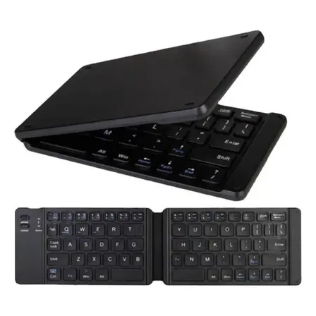 Mini Tclado Dobrável Sem Fio Bluetooth