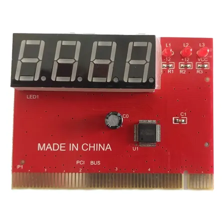 Testa Placa Mãe Diagnostico 4 Digitos Pci Pc Analyzer Pci