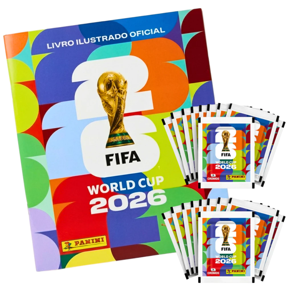 Album Capa Mole Brochura Figurinhas Copa Do Mundo FIFA 2026 Original Panini