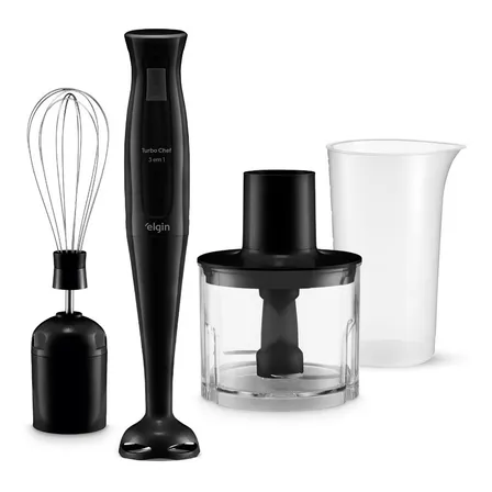 Mixer Vertical Turbo Chef Elgin 3 Em 1 200w Preto 110v Preto 127v