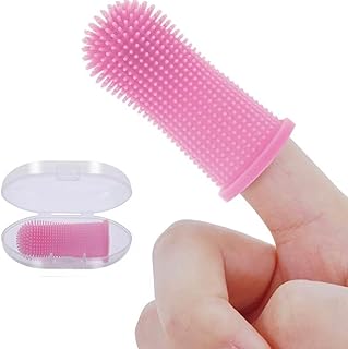 Escova de Dentes para Pet 360º de Dedos – Limpeza Suave e Completa para cães, gatos e animais de