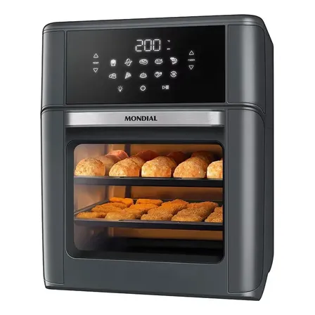 Fritadeira Air Fryer Oven Mondial Afon-12l-fg 12l Digital 20 Preto 127v