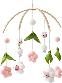 Esquirla Berçário para bebês Brinquedo sensorial móvel para pendurar Brinquedo recém-nascido