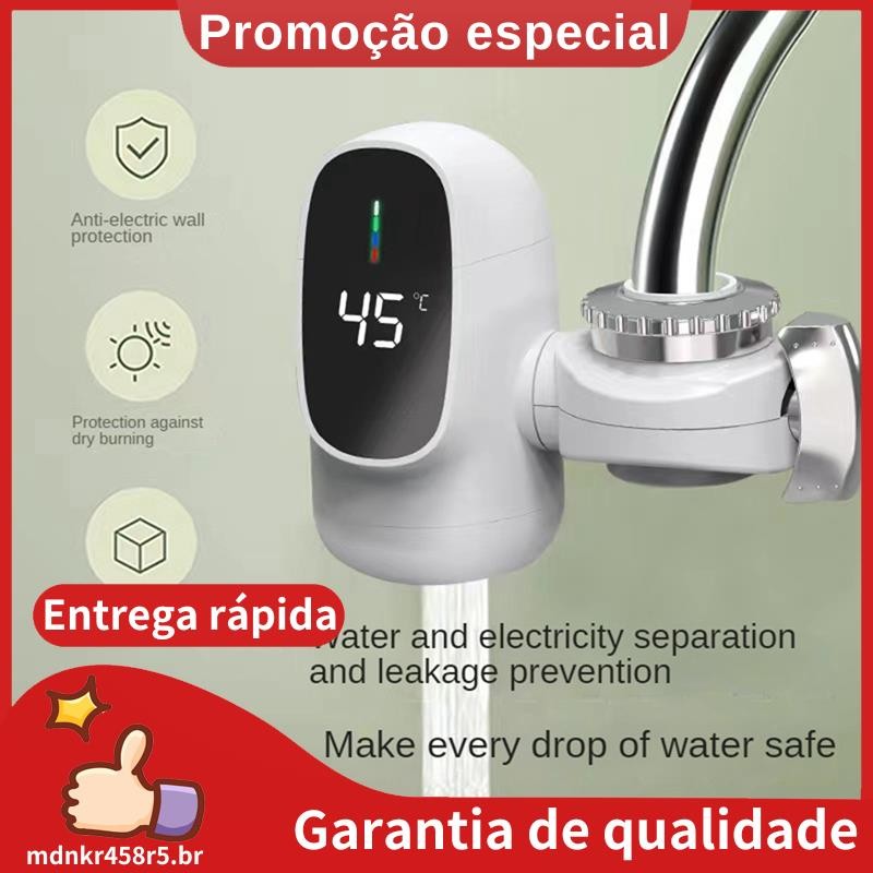 3000W Instant Electric Hot Water Aquecedor Torneira Display Digital Aquecimento De Água Para De