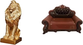 Escultura Majestosa de E Miniatura de Sofá/cadeira Colecionável para Mesa, Escritório, Casa,