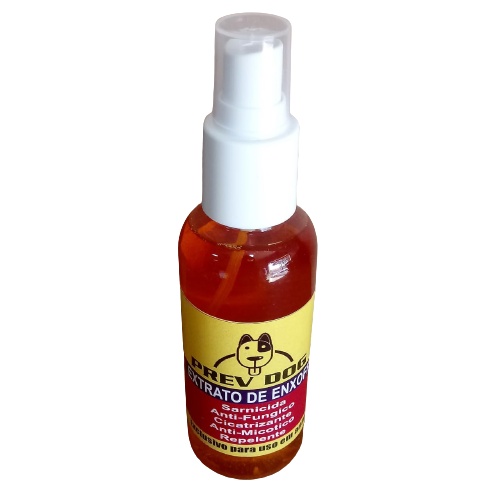 Remédio Sarna Para Cachorro Extrato de Enxofre 120ml Sarnicida Fungos Micoses Cicatrizante Repelente