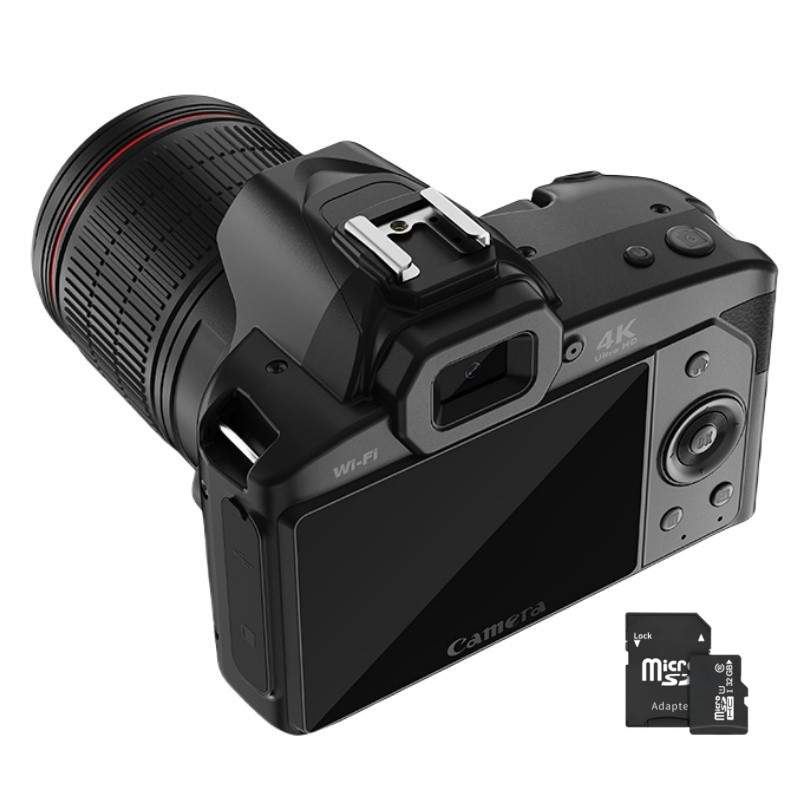 D5 WIFI DSLR 4K Dual Camera 64 Milhões De Câmera De Vídeo Digital De Beleza Visão Noturna