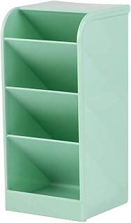 Organizador Diagonal Verde Pastel Selado para Documentos, Revistas e Pastas, Estrutura Resistente e