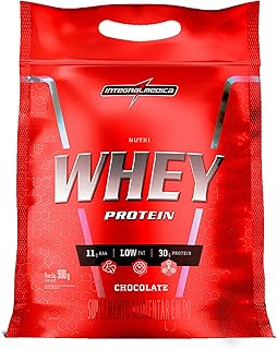 Integralmedica - Hipercalórico - Nutri Whey Protein Chocolate - Pouch 900g - Fonte de Proteínas e