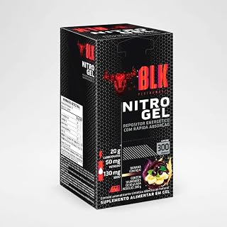Repositor Nitro Gel Display c/ 10 unidades 30g Sabor Banana com Açaí - Blk Performance