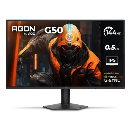 Monitor Gamer Aoc Agon G50 27  144hz 0,5ms 27g50f Preto 127/220v