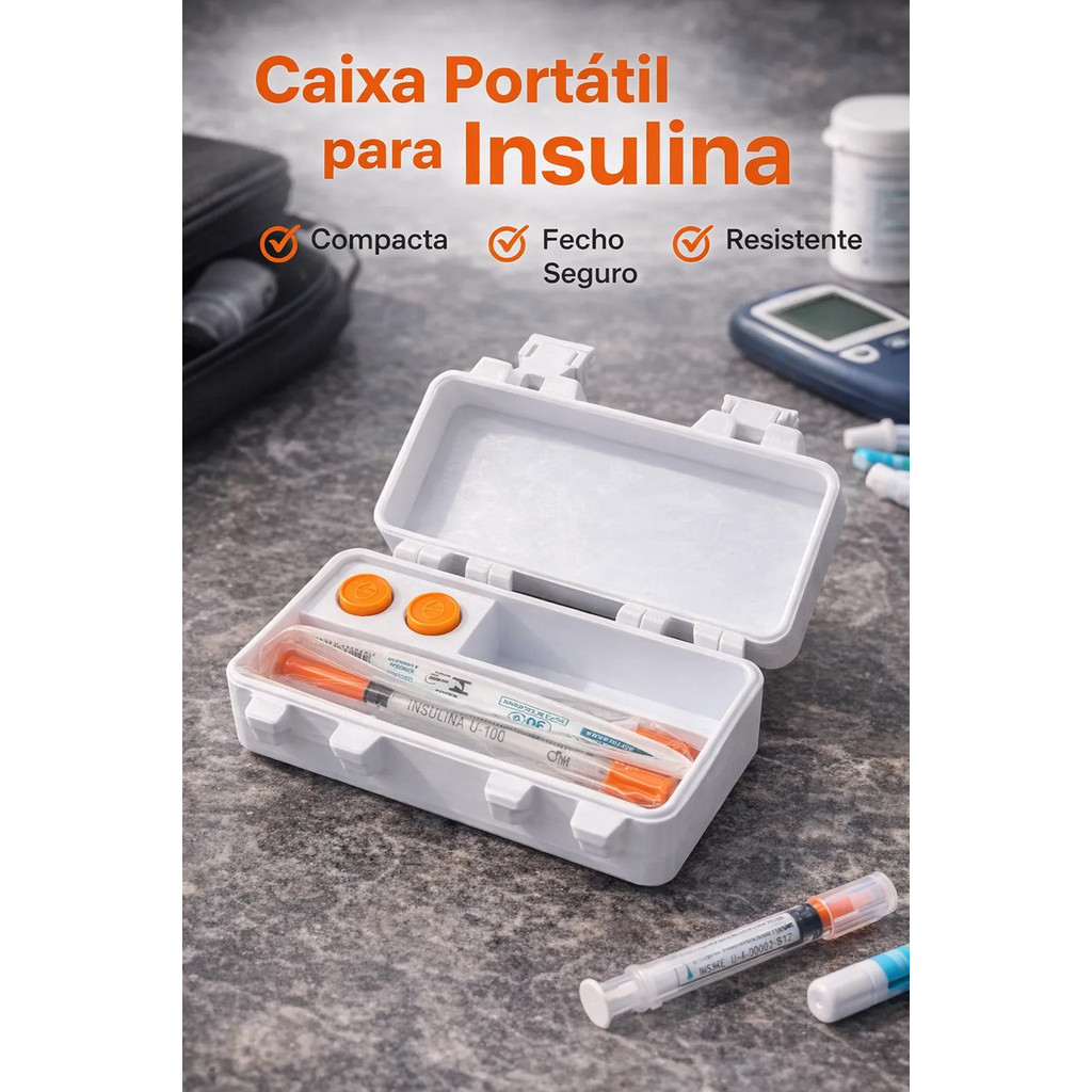 Estojo Case Porta Insulina Tg Tirze Frasco 3ml