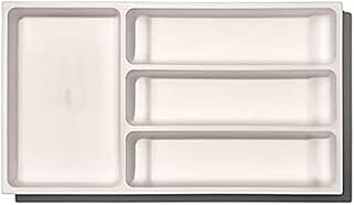 OXO Organizador de gaveta de cozinha Good Grips, utensílio expansível, branco