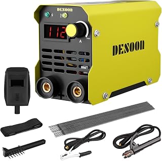 DESOON Máquina de Solda 120A MMA Inversora 220V Portátil Suporta Eletrodo até 3.2mm, Com Proteção
