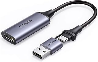 Placa de Captura de Vídeo Hdmi para Usb-A/C Resolução Full Hd 1080P Captura de Vídeo e Gravação de