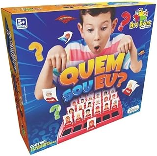 Jogo Quem Sou Eu Educativo Infantil com Cartas e Tabuleiro Adivinhação Divertida Brinquedo