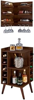 Móveis Adega Aparador Canto Parede Barzinho Decoração(Imbuia)