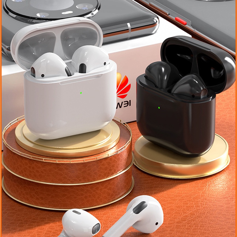 Fone De Ouvido Sem Fio Bluetooth Originais TWS Pro 4 Com Mirofone Controle De Toque