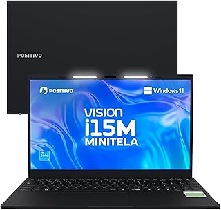 Notebook Positivo Vision i15M Intel Core i3 N300 8GB 256GB SSD Wi-Fi 6 Windows 11 – Tela 15,6" Full