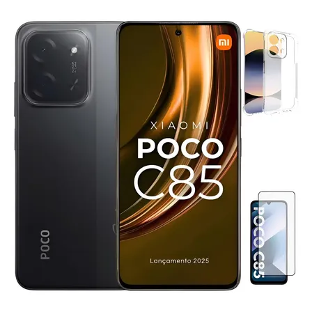 Xiaomi Poco C85 Preto 256gb 8gb Ram Dual Sim