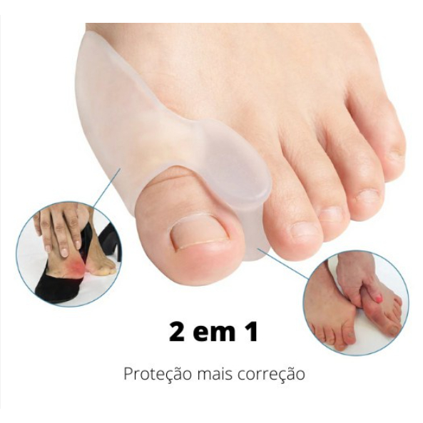 Protetor De Joanete Corretor Ortopédico de Silicone Gel Par Pés Hallux Valgus Ortopedico Dedo RJ-15
