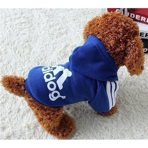 Casaco de Capuz Adidog para Pet / Roupa para Cachorros Pequenos/Médios/Grandes