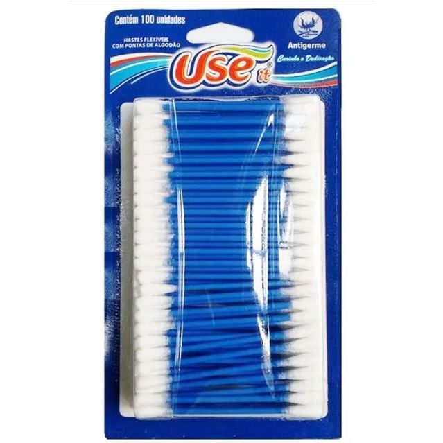 Hastes Flexiveis Cotonetes Use It Kit 500unids 5x100un