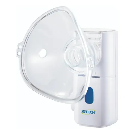 Inalador E Neb G-tech Nebmesh2 Adulto E Infantil Bivolt Branco 127/220v