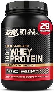 Optimum Nutrition Whey Gold Standard Proteína em Pó Double Rich Chocolate 907g Suplemento Alimentar