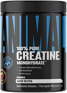 Creatina Monohidratada 100% Pura Animal - Universal Nutrition (200g)