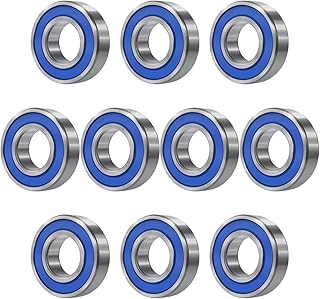 Rolamento Esferas De Ranhura Profunda Em Miniatura Mr85-2Rs, 5×8×2,5 Mm, Com Vedação Dupla De Borracha Azul, Em Aço Cromado P0 Z2, Máquinas Industriais, Ferramentas Elétricas E Equipamentos