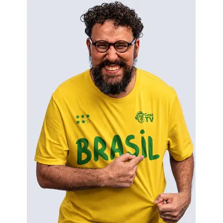 Camisa 10 Amarela Traje Cazétv