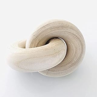 Rool Decoração De Mesa De Café, Prateleira De Livros, Acentos, Console, Itens De Decoração, Nó De Madeira, Elo De Corrente Bege