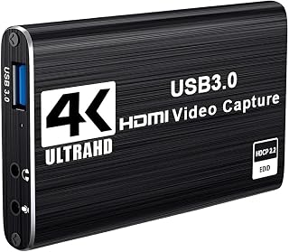 Placa De Captura De Vídeo Hdmi 4k Full Hd Usb 3.0 Com Áudio