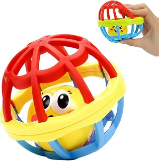 Bola Sensorial Mordedor Bebê Silicone Macio Bolinha Baby Ball Colorida Infantil Desenvolvimento (1)