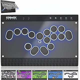 Sehawei Haute42 C16-S Leverless Arcade Stick: Split Layout Magnetic Controller, Premium Black