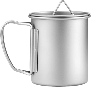 Copo de acampamento de cozinha com tampa Piqueniques turísticos utensílios de mesa para viagem caneca dobrável de chá de café para atividades ao ar livre acampamento copo dobrável