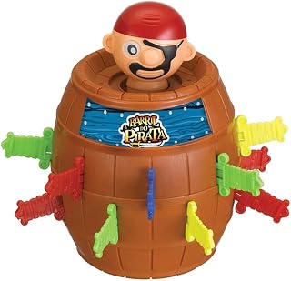 Pula Pirata Barril Educativo Infantil, Jogo Interativo e Divertido para Meninos e Meninas de Todas as Idades (Grande)