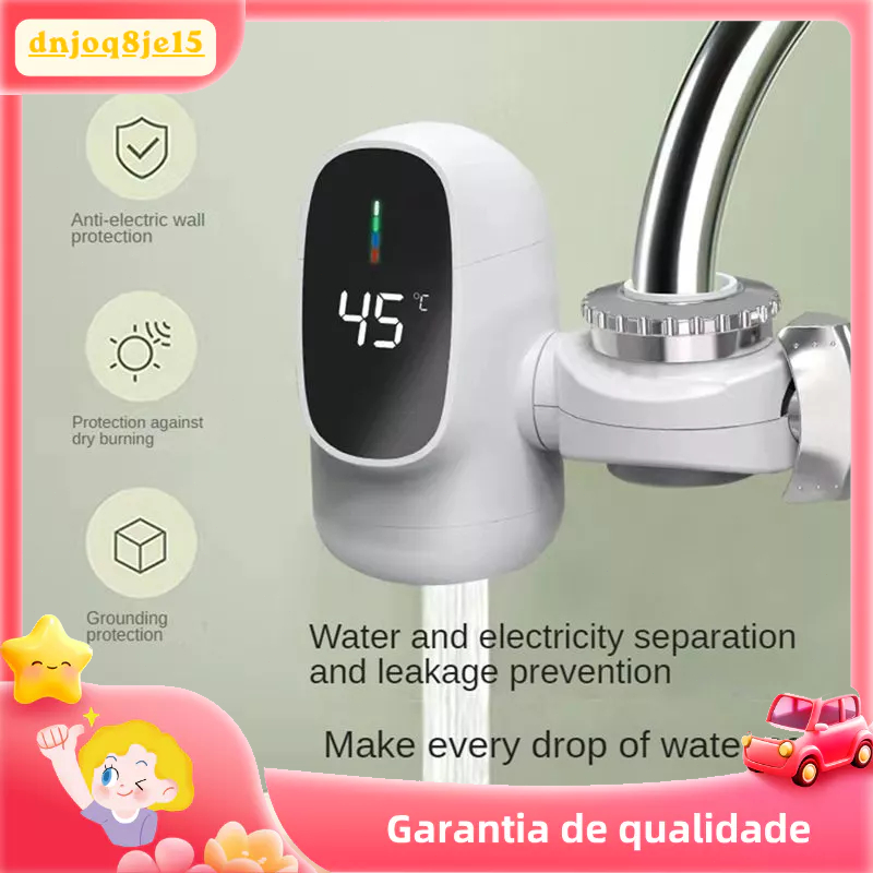 3000W Instant Electric Hot Water Aquecedor Torneira Display Digital Aquecimento De Água Para De Banheiro 3000W