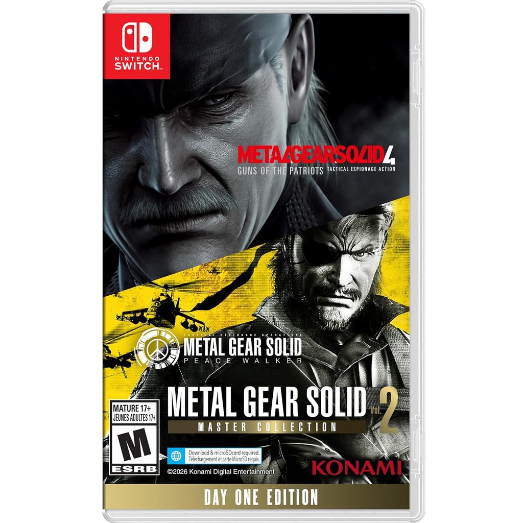 Metal Gear Solid Master Collection Vol 2 Switch Midia Fisica