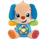 Cachorrinho Aprende Comigo Brinquedo Bebê Fisher-Price Mattel. Pelúcia com luzes, sons e que ensina