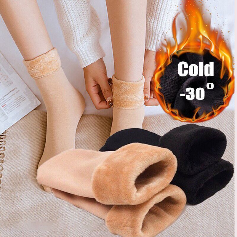 Kit ate 6 pares de meia/meias soquete térmica grossa flanelada fleece inverno frio intenso Império