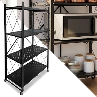 Estante Multiuso Prateleira Organizadora Aço Industrial Reforçada Luxo Dobrável Decoração 125x71x34